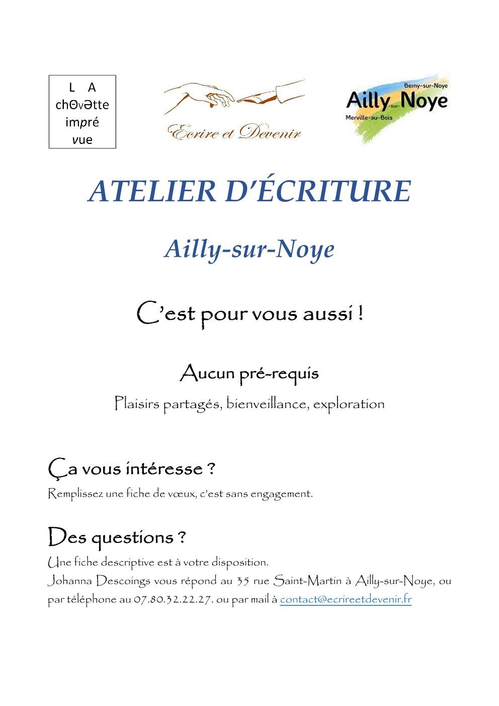 Affiche atelier 1